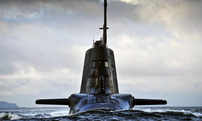 Submarine surfacing